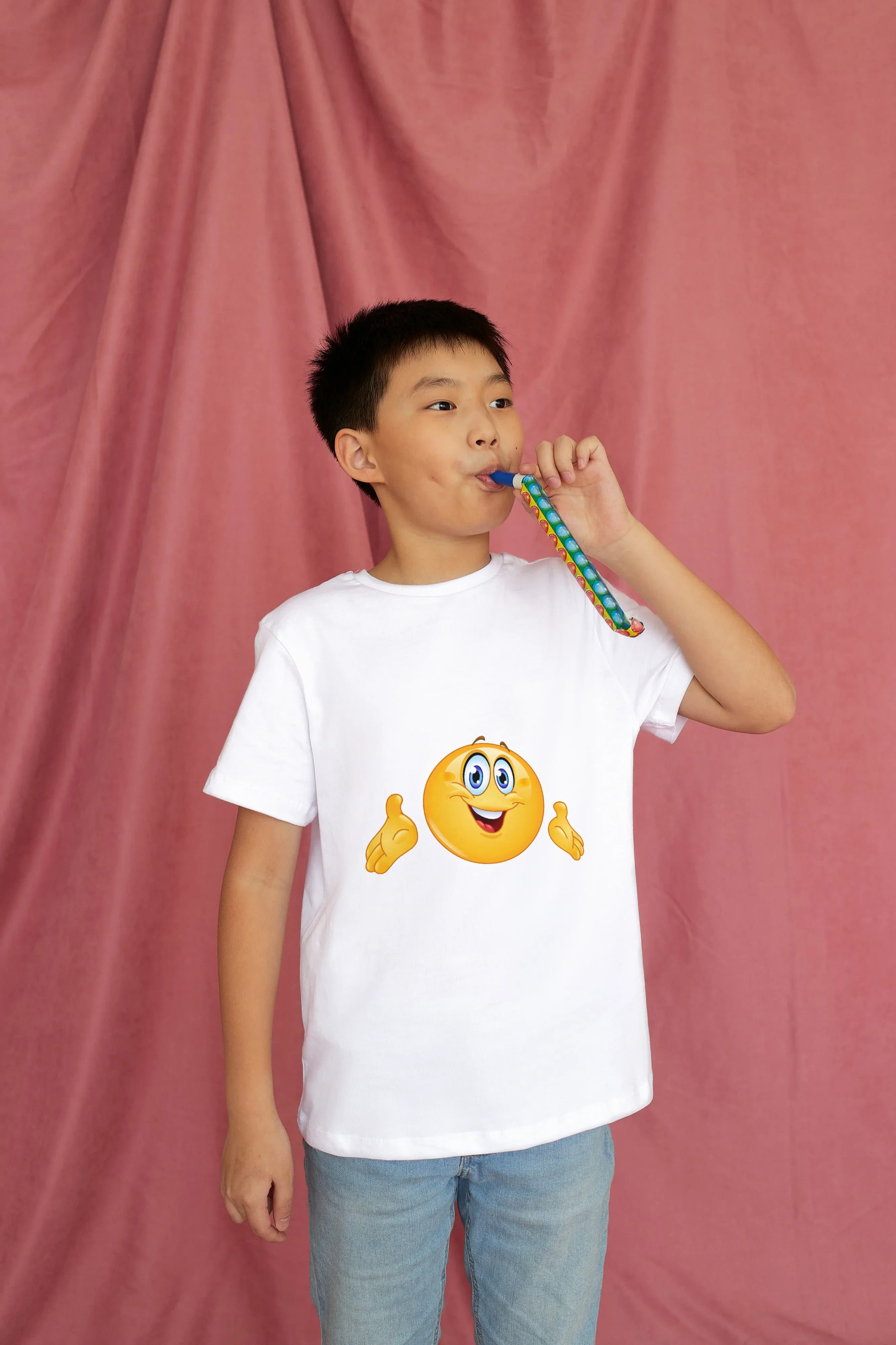 Smiley Graphics T-Shirt for Boys - Not So Suttle