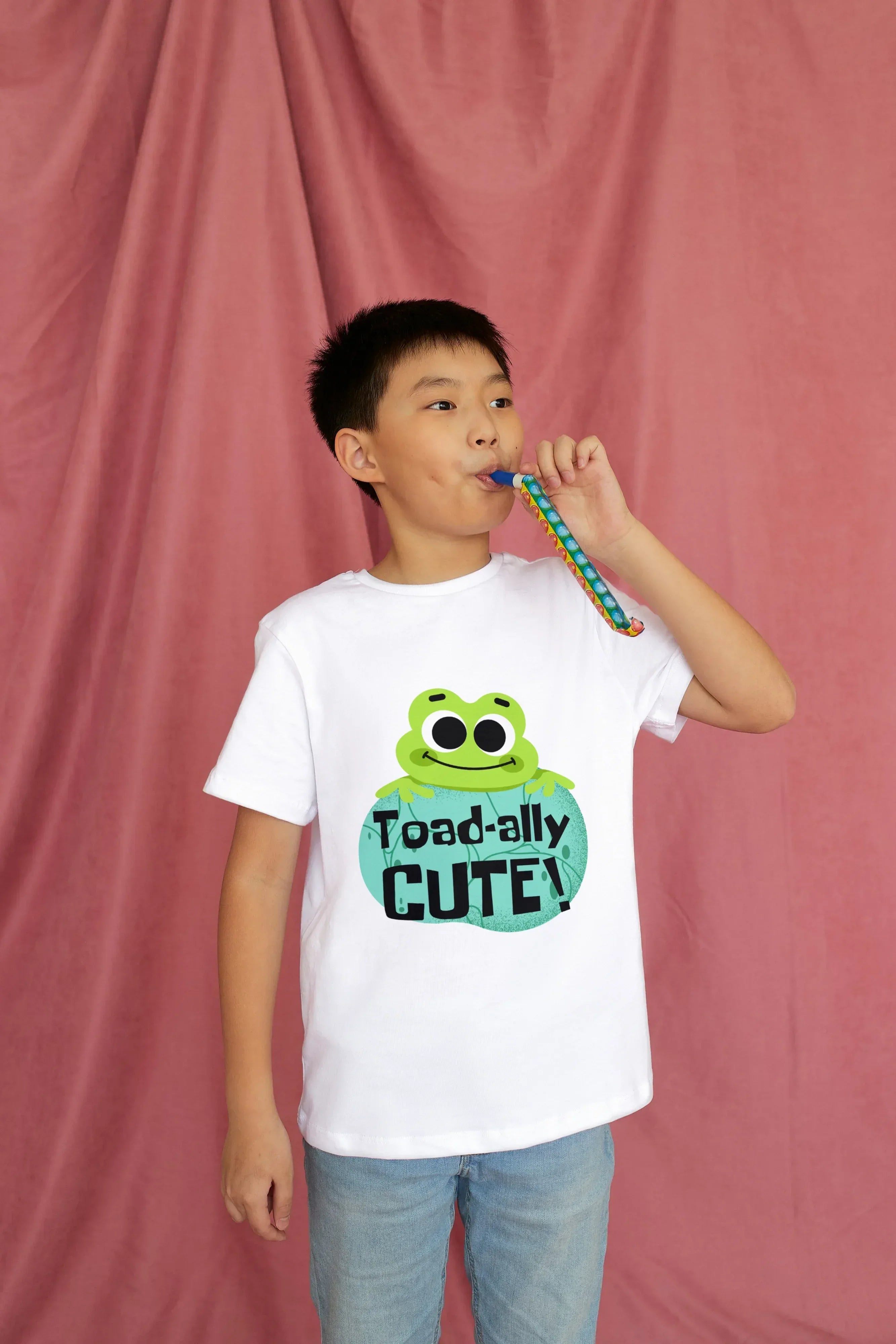 Cute Toad Graphic T-Shirt for Boys - Not So Suttle
