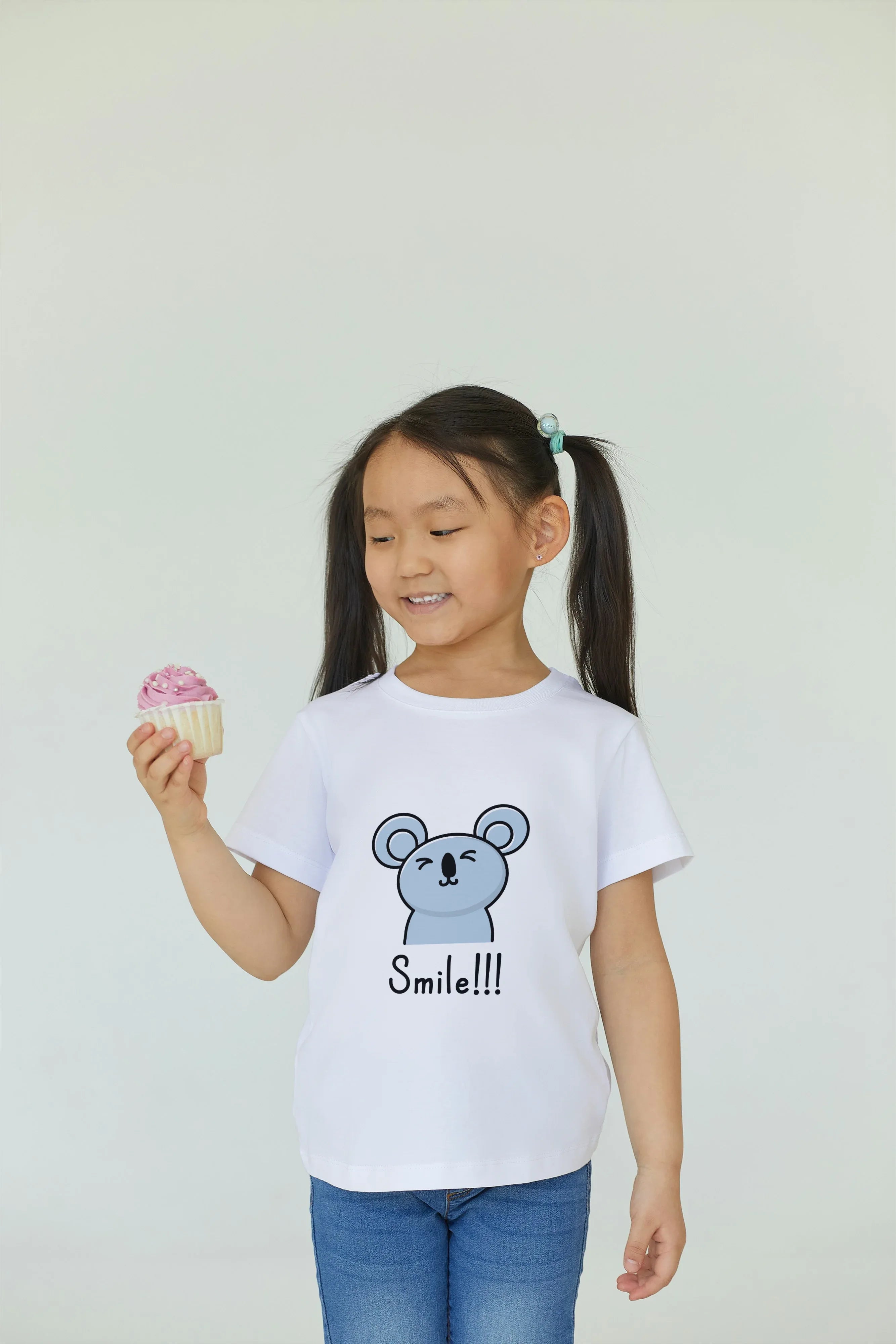 Smile Graphic T-Shirt for Girl's - Not So Suttle