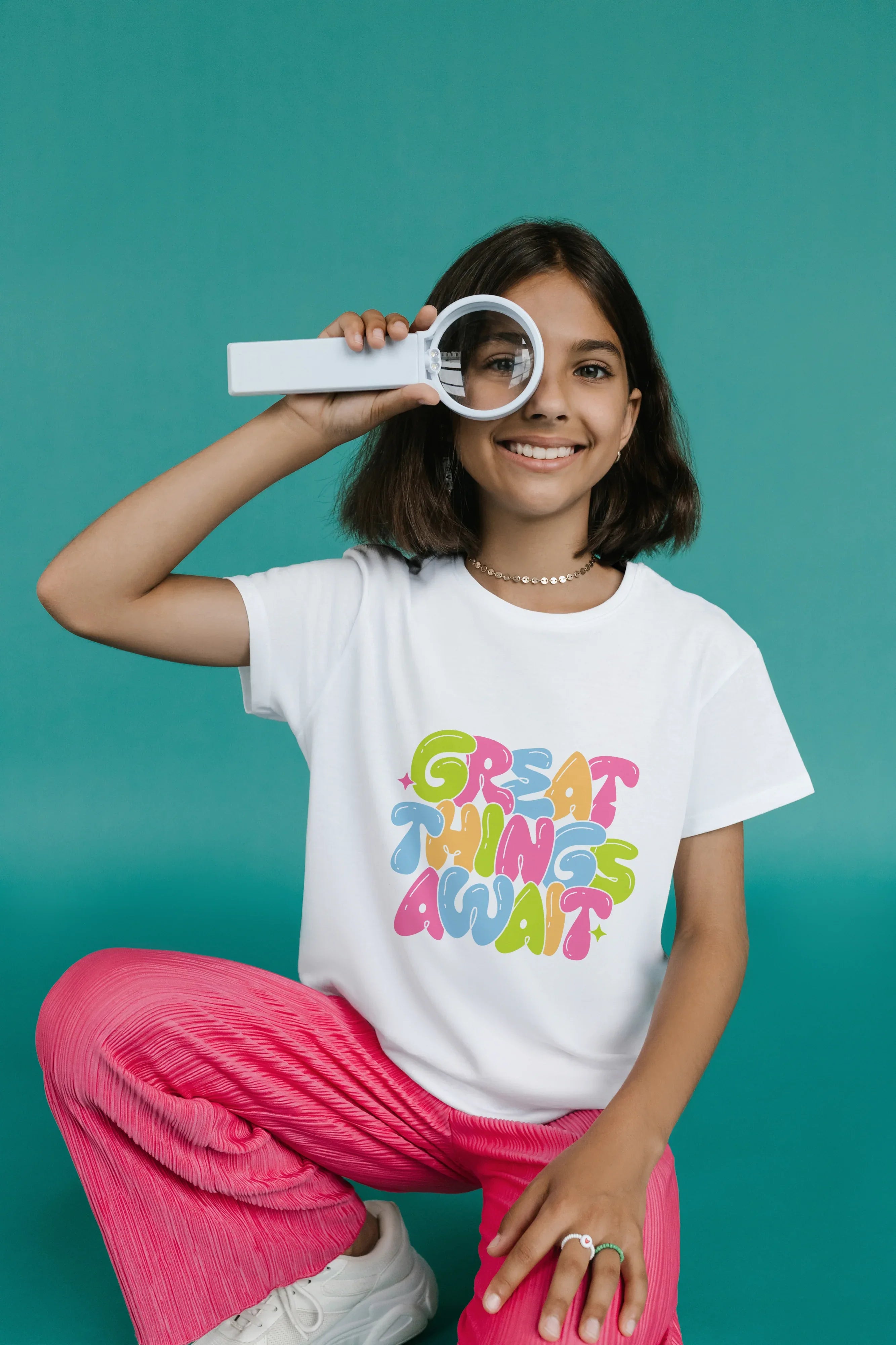 Great Things Awaits Graphic T-Shirt for Girl's - Not So Suttle