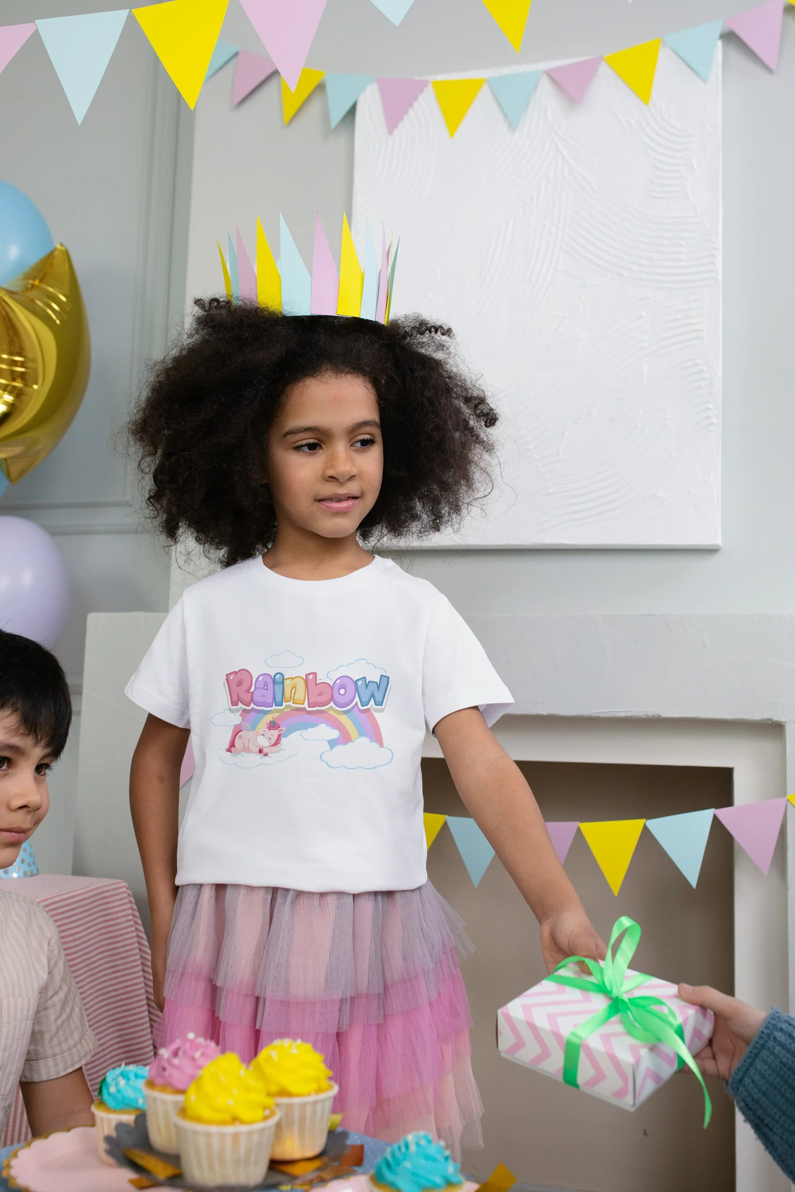 Rainbow Graphic T-Shirt for Girl's - Not So Suttle