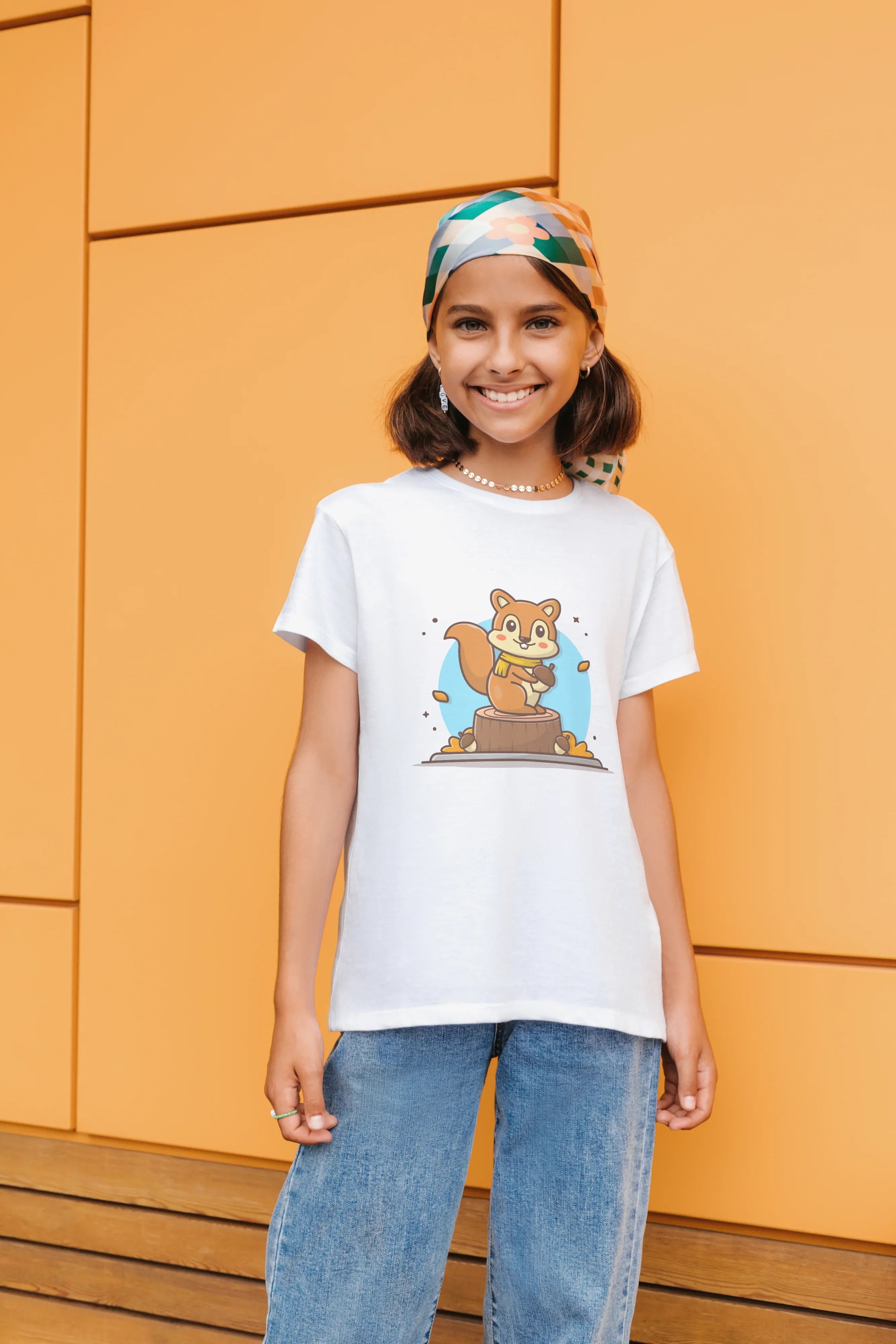 Squirrel Graphic T-Shirt for Girl's - Not So Suttle