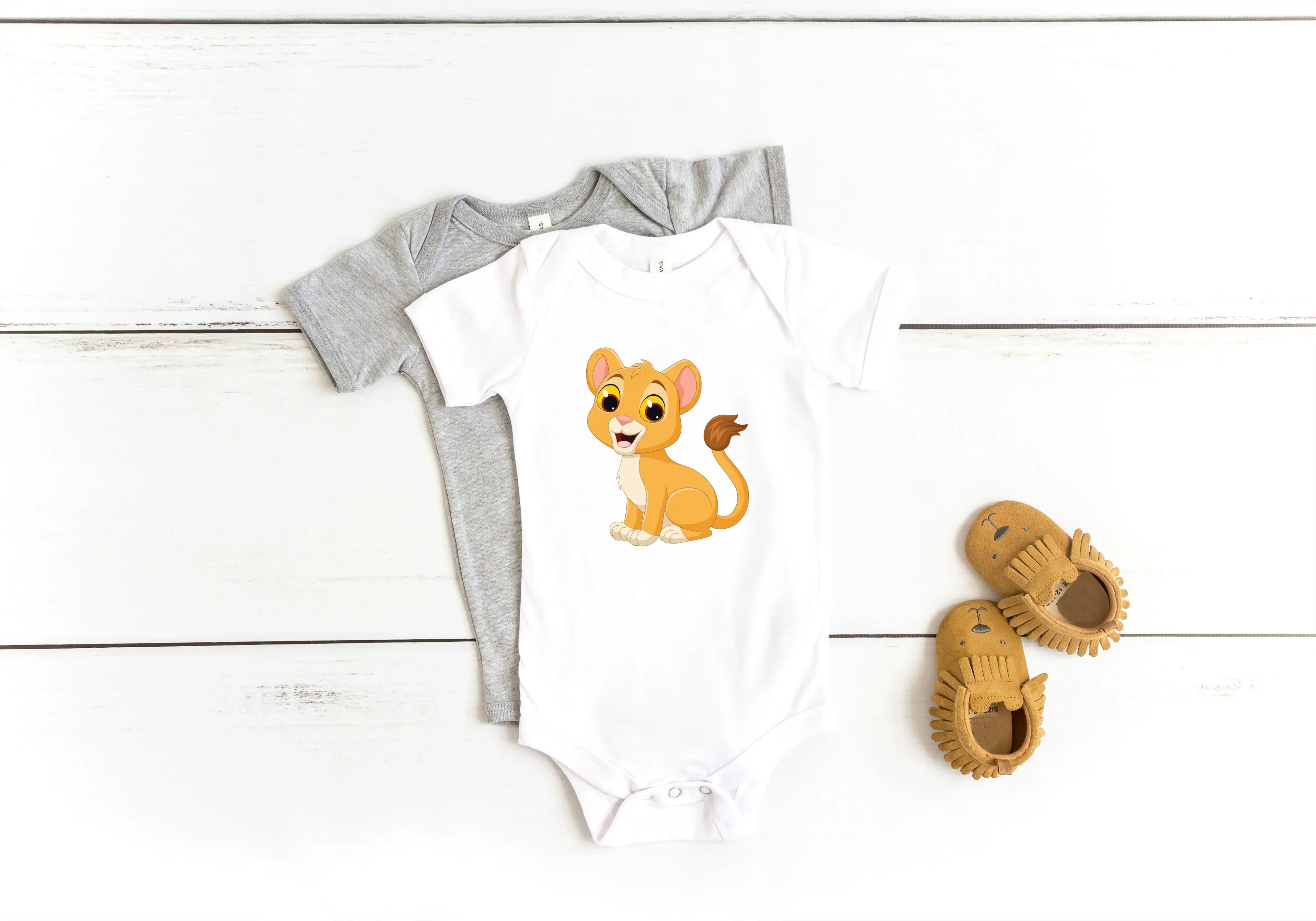 Lion Graphic Kids Rompers - Not So Suttle