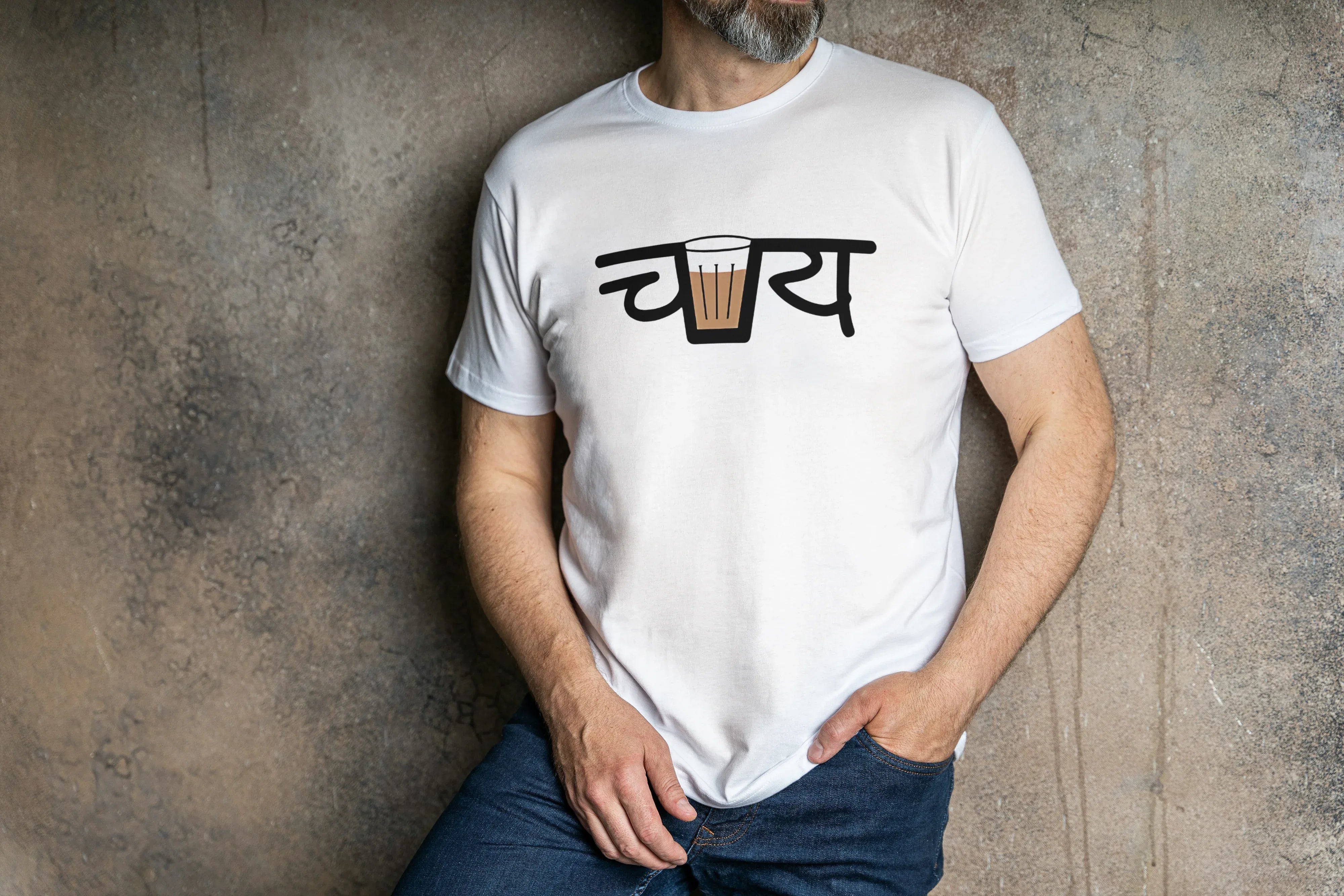 Chai Graphic Classic Crew T-Shirt for Men - Not So Suttle