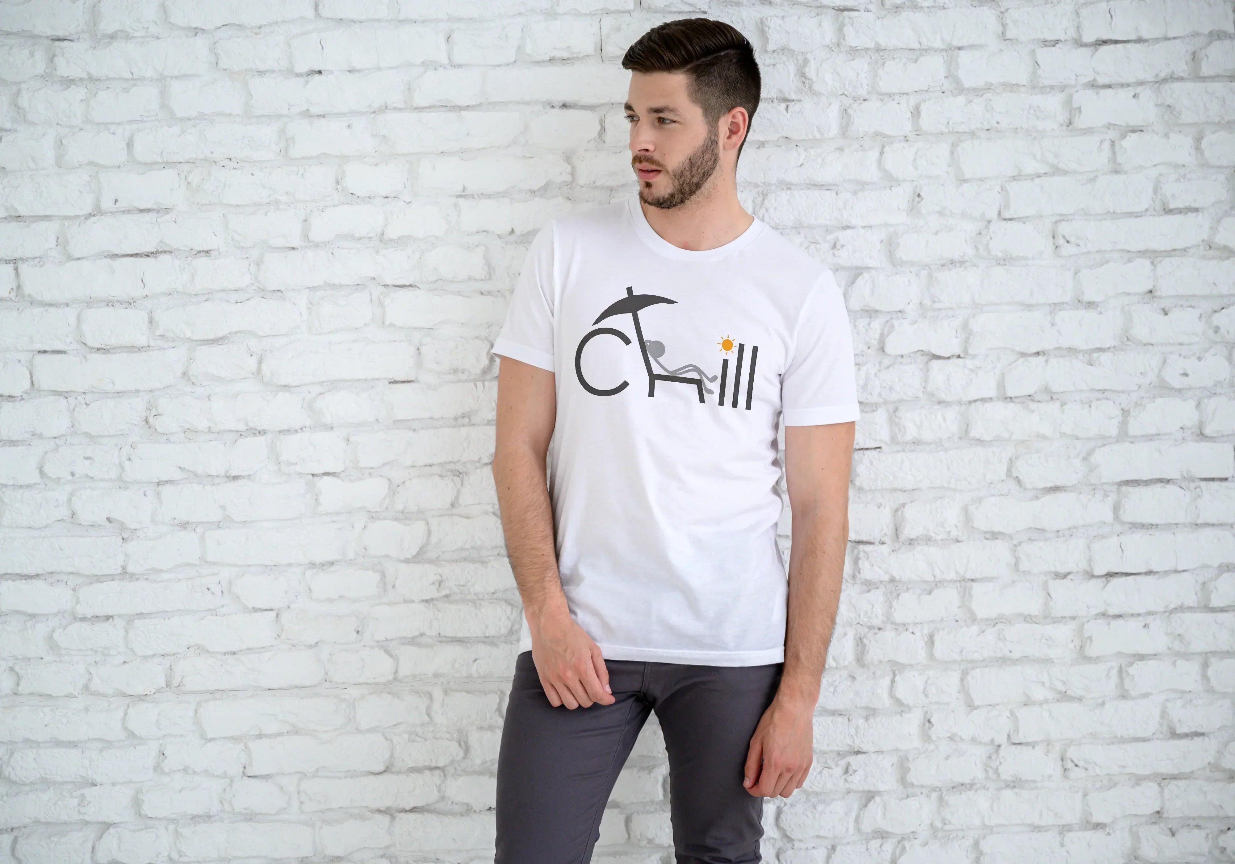 Chill Graphic T-Shirt for Men - Not So Suttle