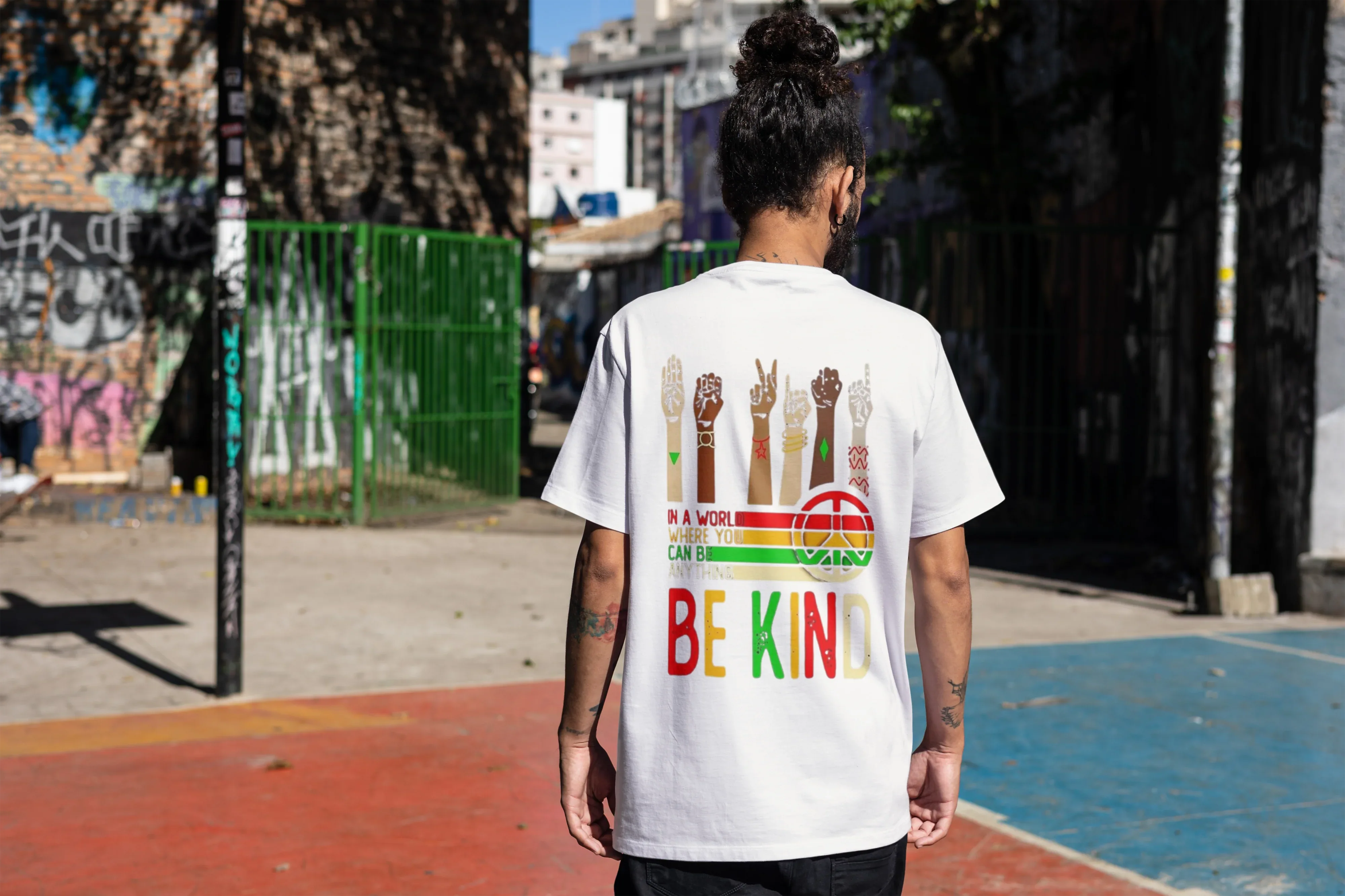 Be Kind Graphic Oversized Classic T-Shirt for Men - Not So Suttle