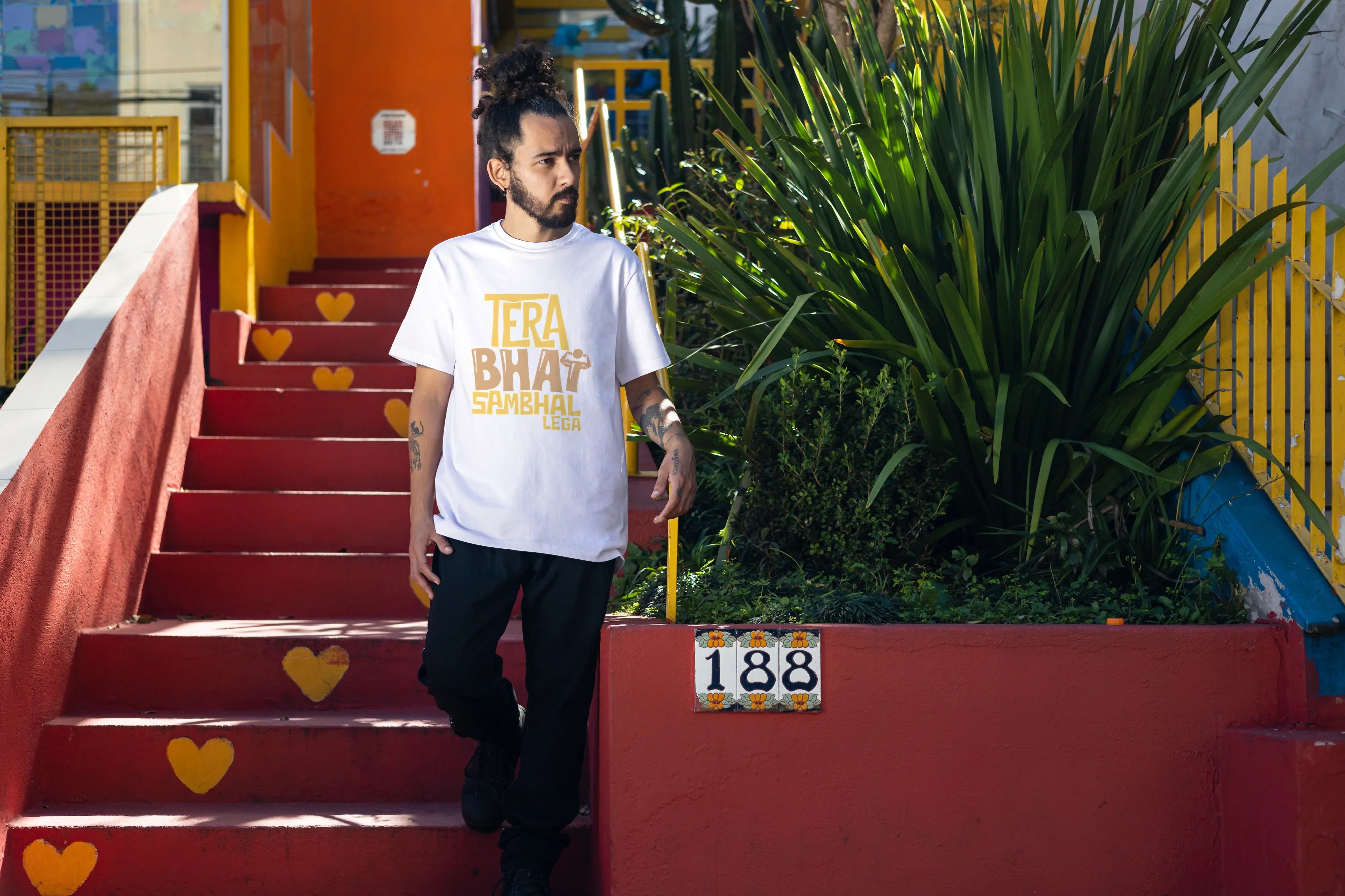 Tera Bhai Sambhal Lega Graphic Oversized Classic T-Shirt for Men - Not So Suttle