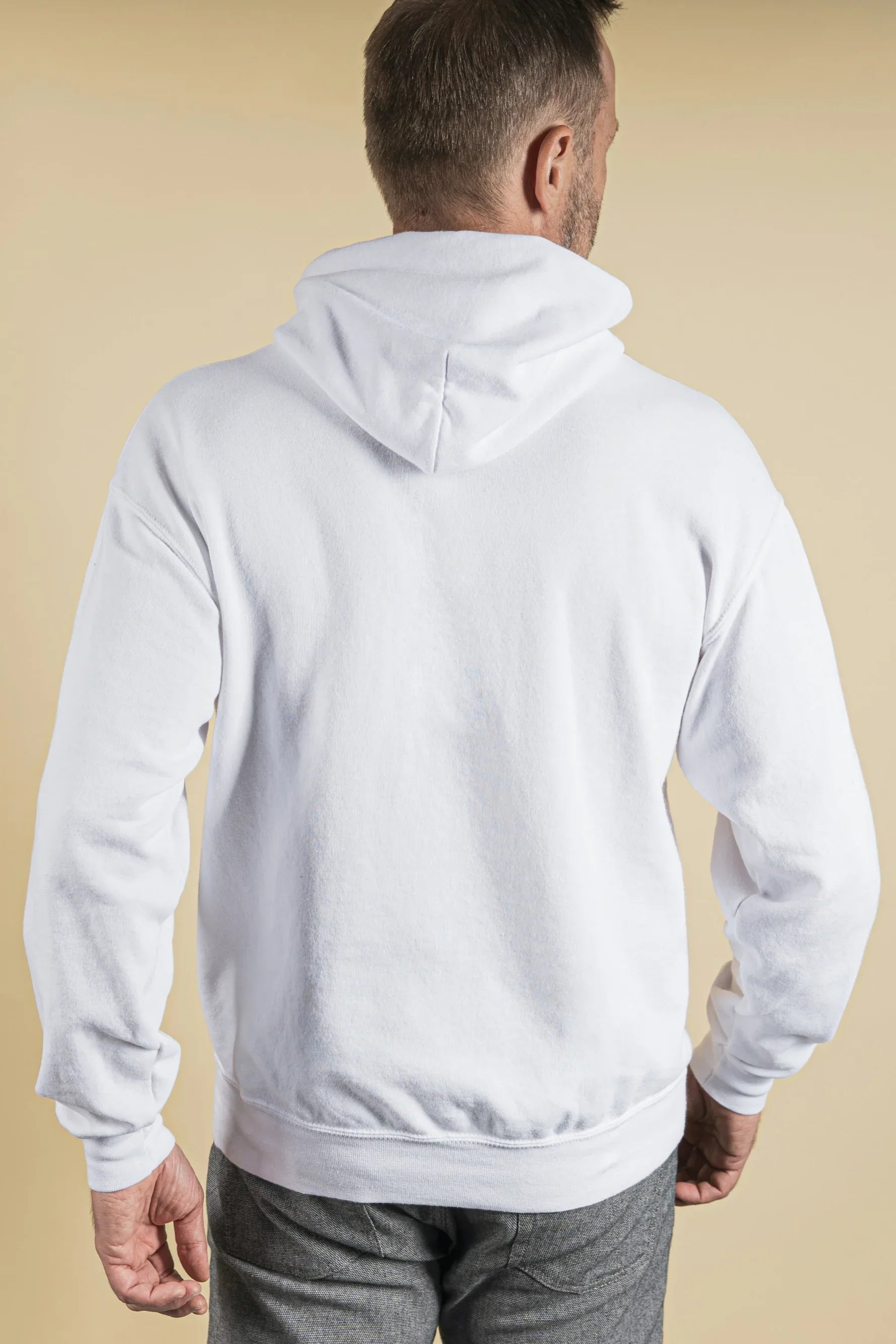 White Oversized Hoodie for Men - Not So Suttle