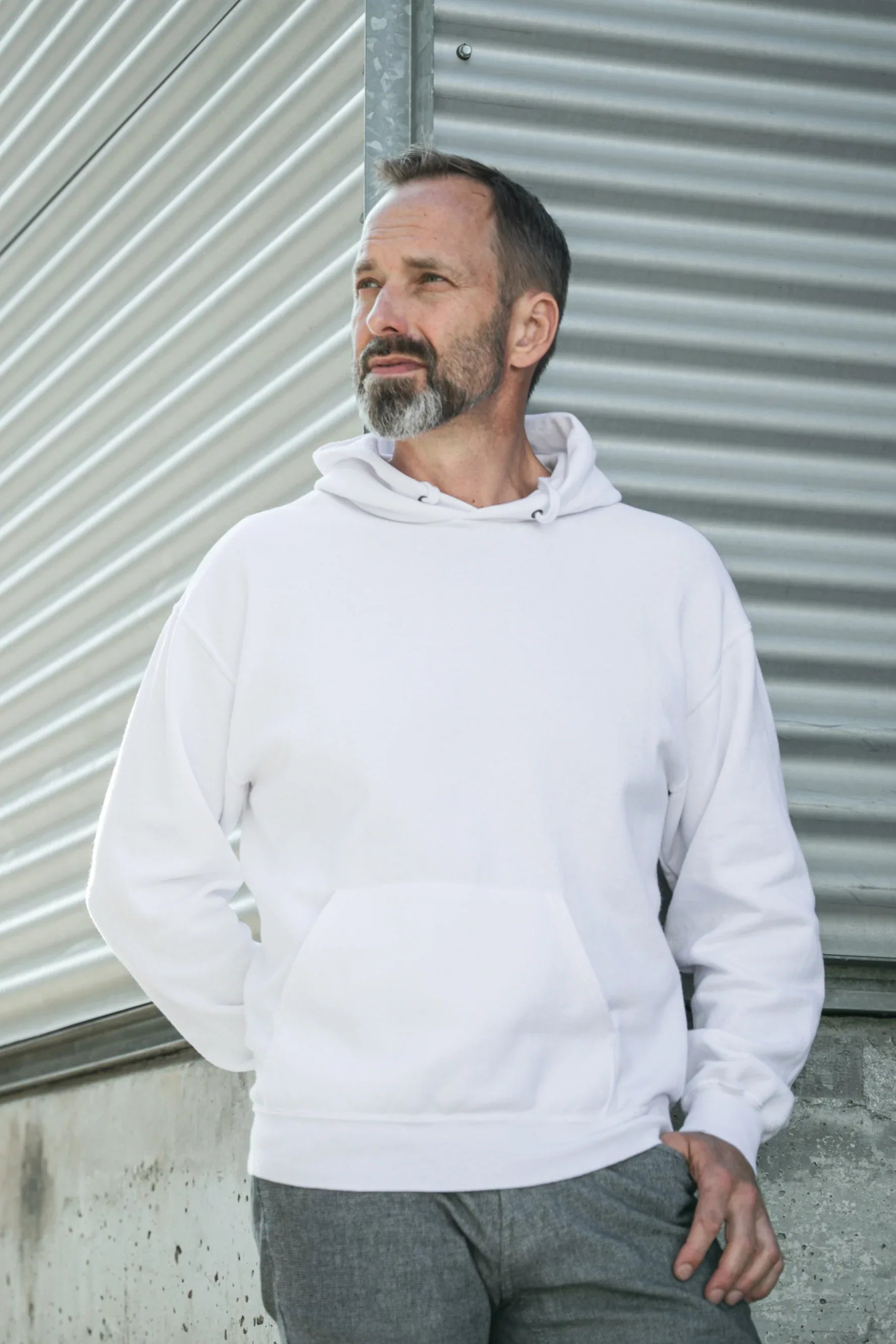 White Oversized Hoodie for Men - Not So Suttle