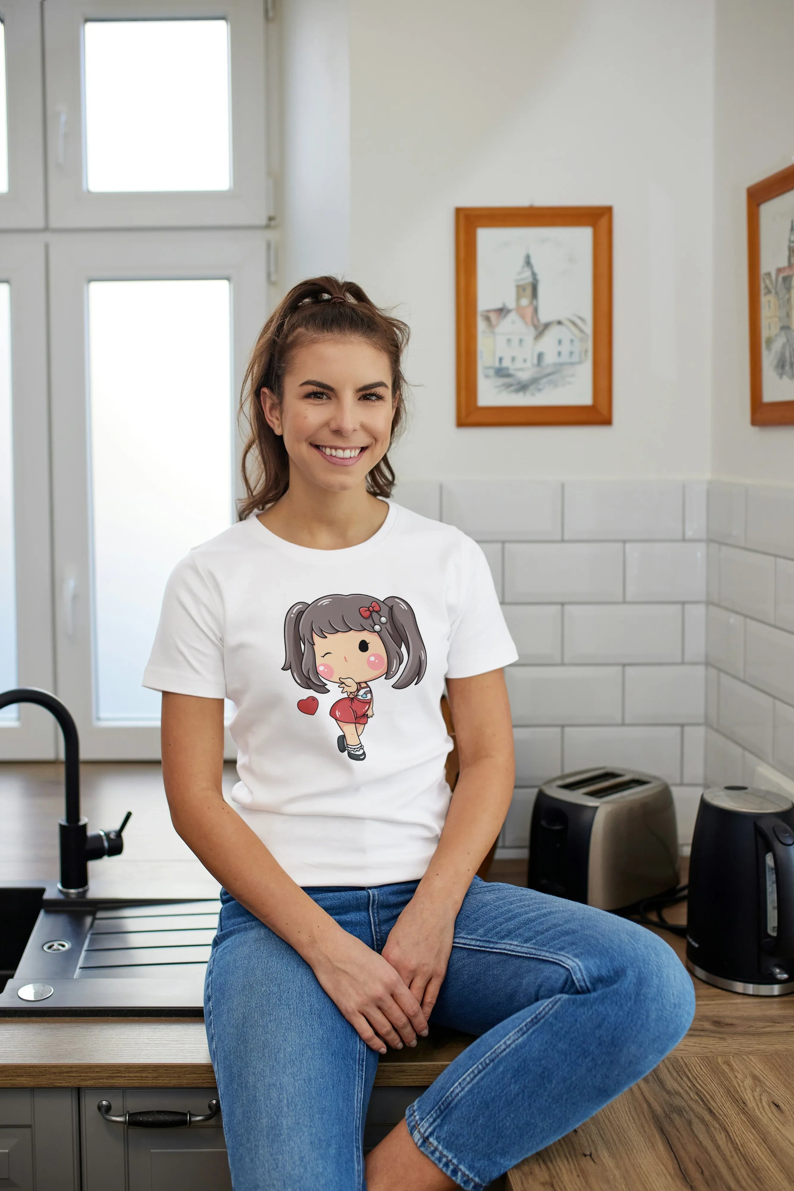 Girl Graphic Classic T-Shirt for Women - Not So Suttle