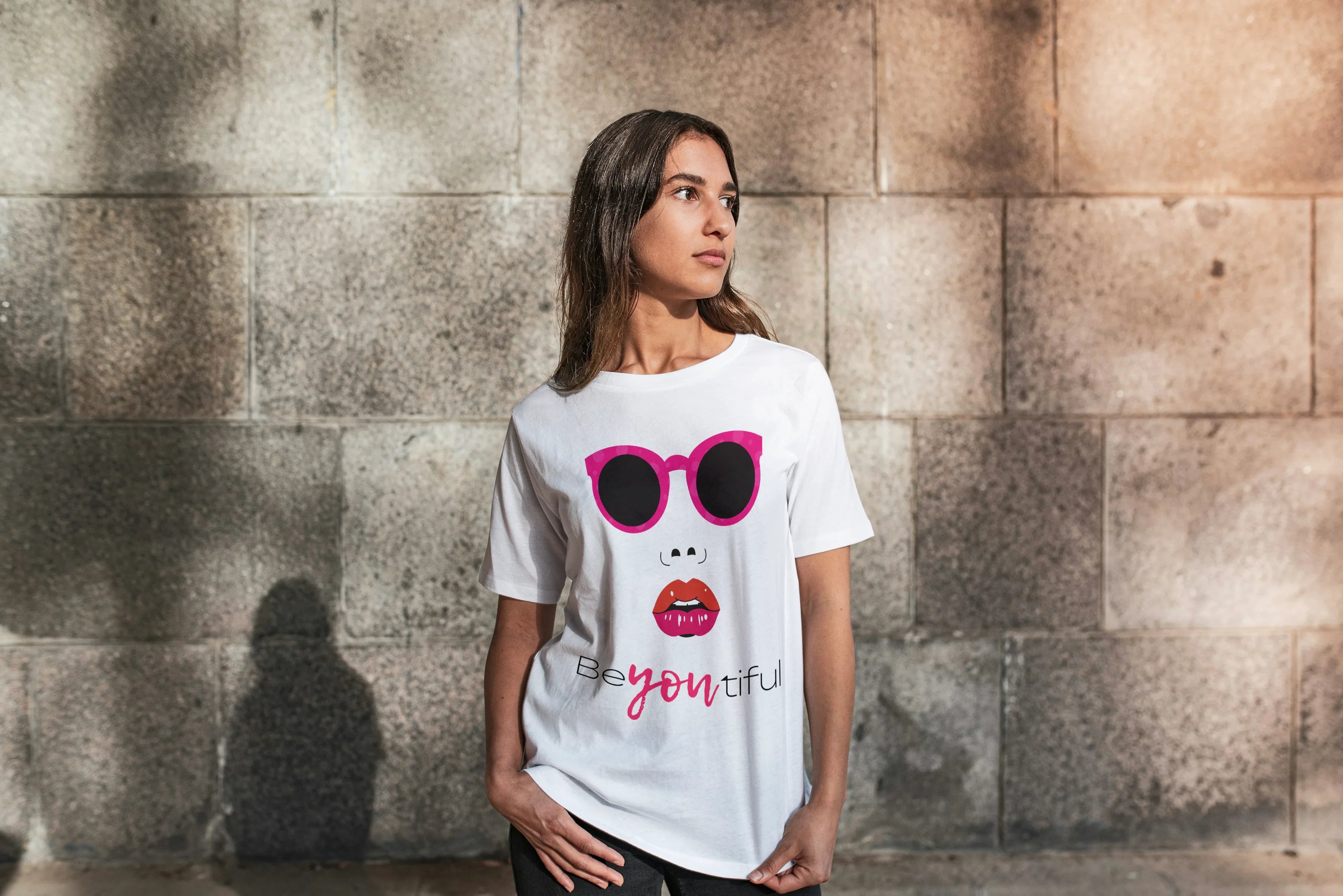 BeYoutiful Graphic Oversized Classic T-Shirt for Women - Not So Suttle
