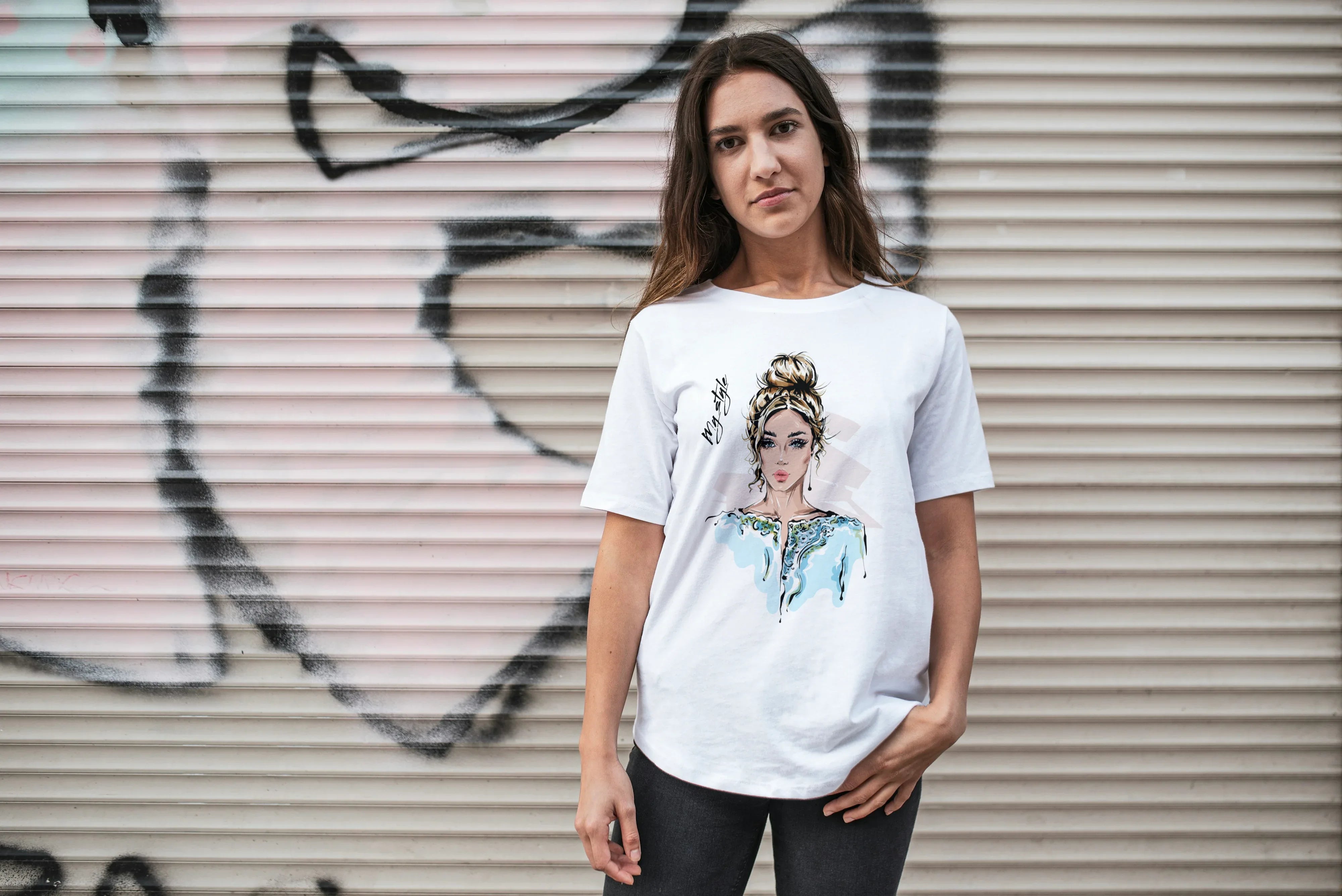 My Style Graphic Oversized Classic T-Shirt for Women - Not So Suttle