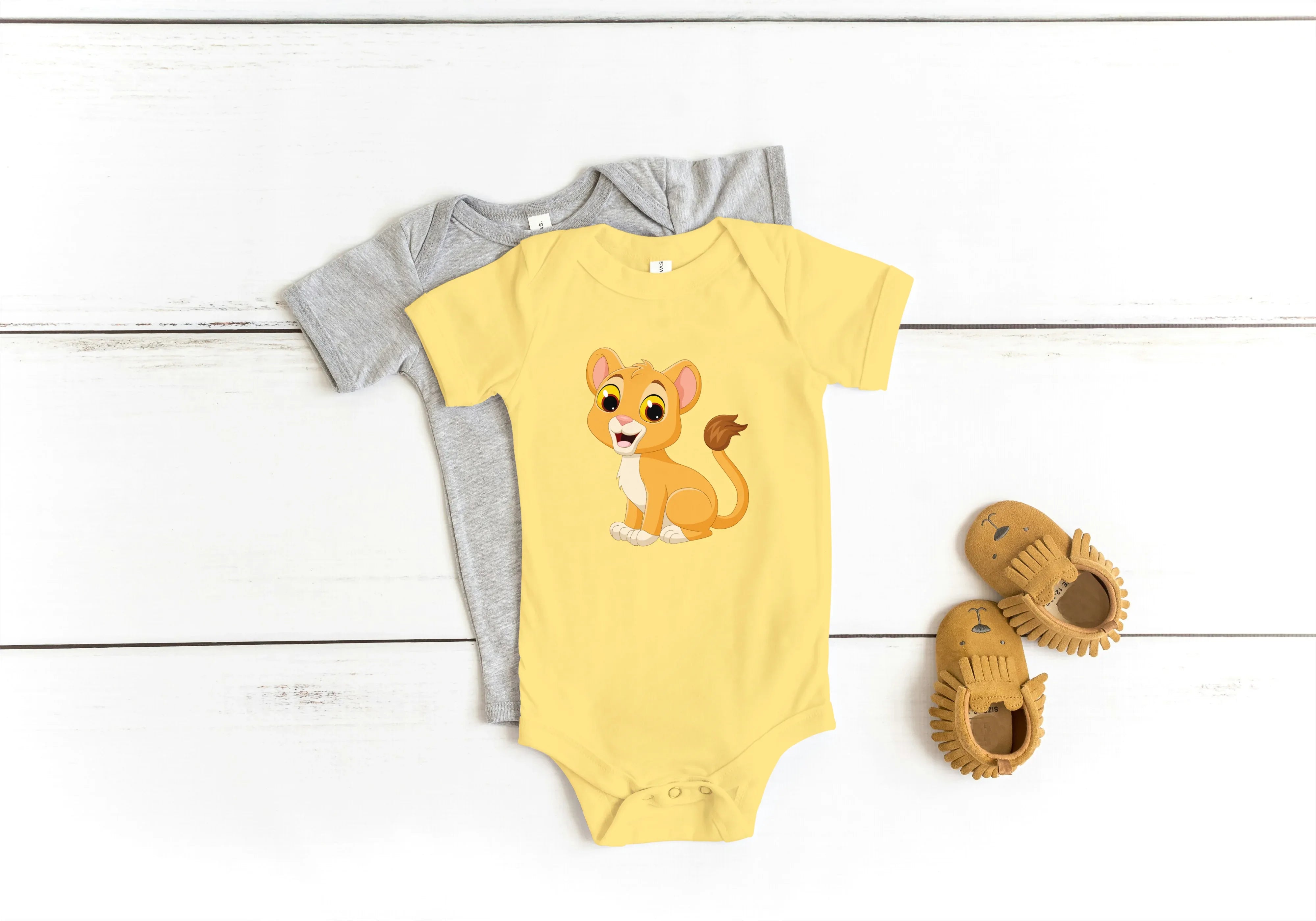Lion Graphic Kids Rompers - Not So Suttle