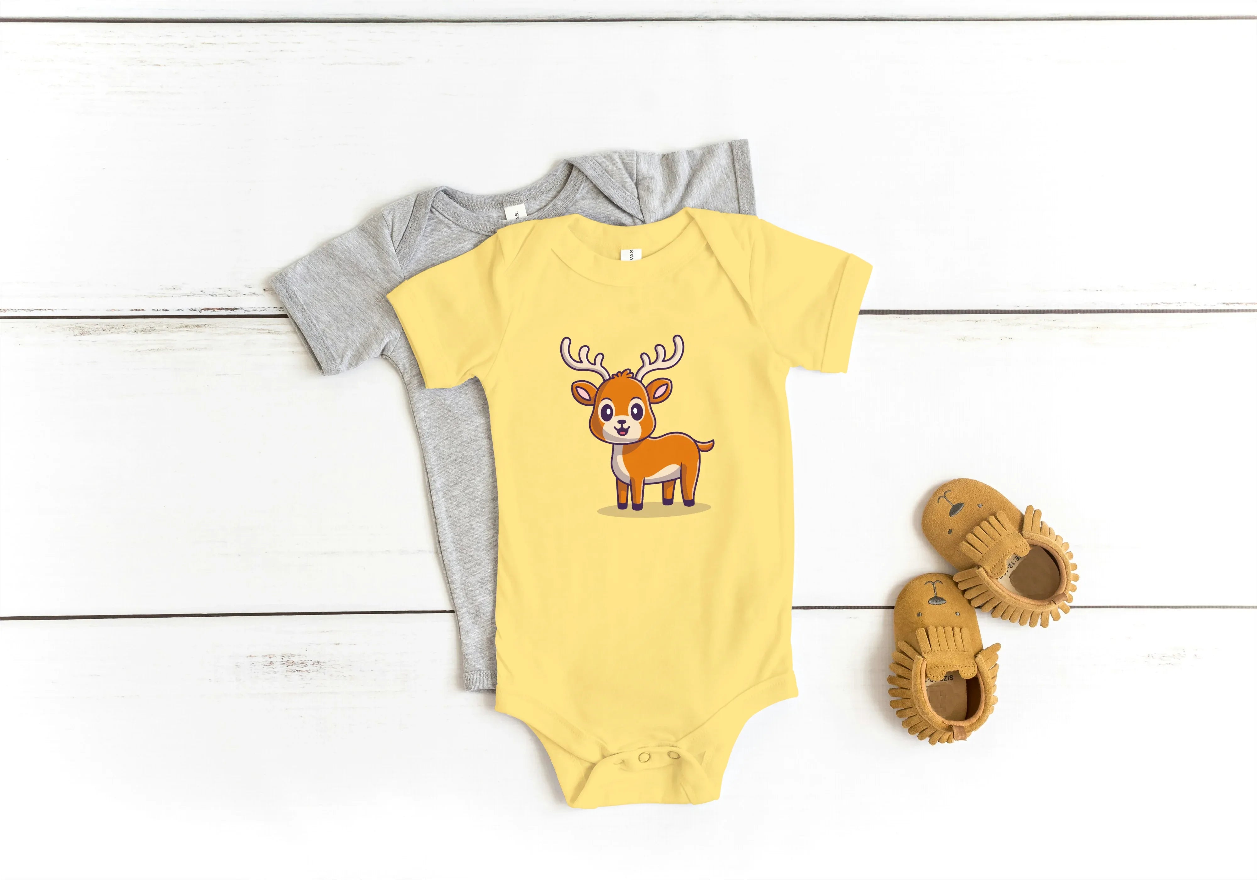 Deer Graphic Kids Rompers - Not So Suttle